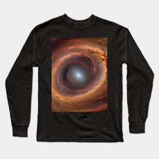 Celestial Whirl: Spiral in Stardust Long Sleeve T-Shirt